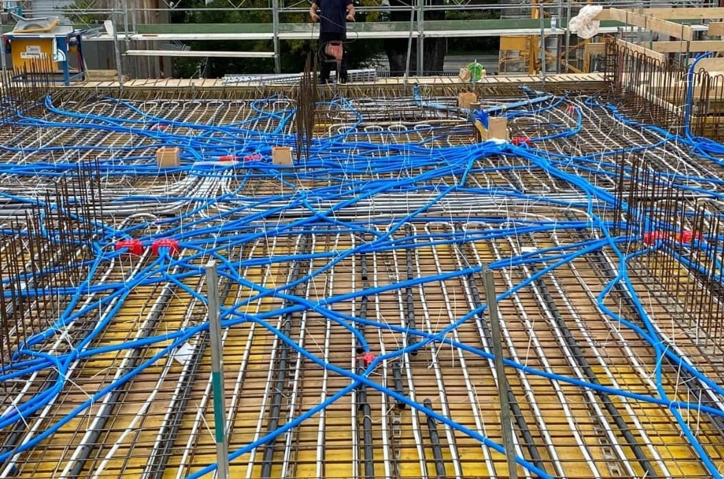 Deckeneinlagen vor dem Betonieren